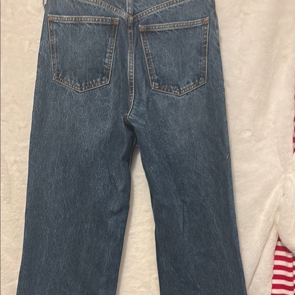 Zara Blue Straight Jeans with Vintage Appeal - Picture 2 of 6